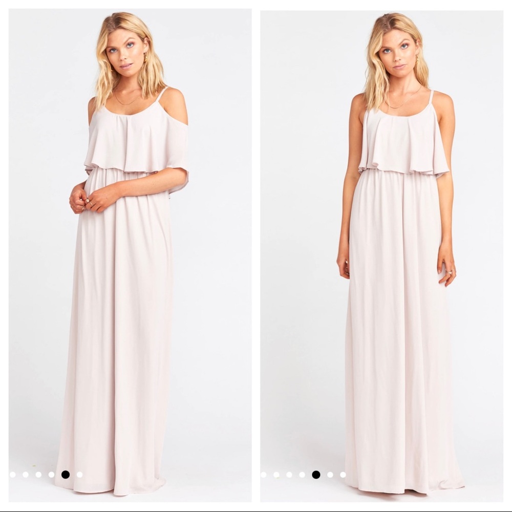 Caitlin Ruffle Maxi Dress - Picture 2 of 7